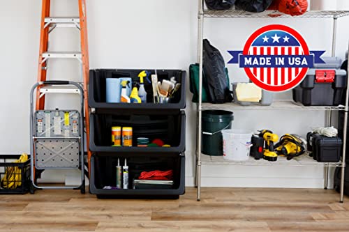 Heavy Duty Nesting Stack Bins (3 Count)