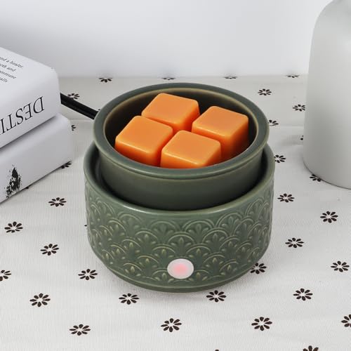Green Ceramic Wax Melt Warmer 3