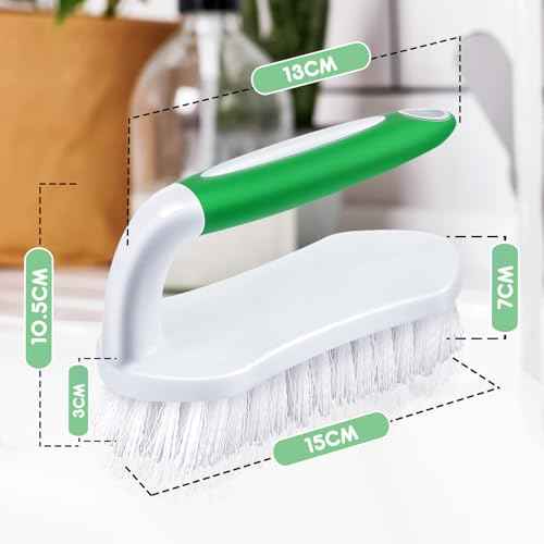 12 Pcs Scrub Brush Bulk for Cleaning with Handle