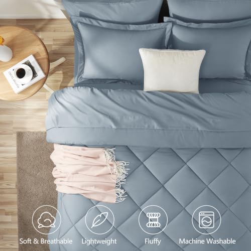 Full Size Comforter Sets Dusty Blue