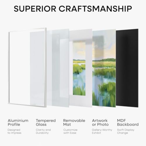 12x15 White Picture Frame