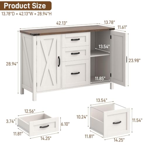 File Cabinet with 3 Drawers Fits Files Letter