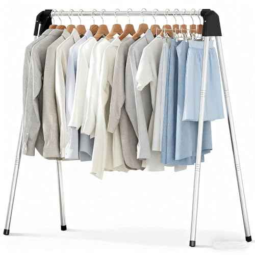 55" L Stainless Steel Clothes Drying Rack