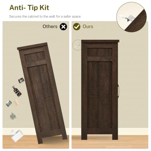 Coffee Bar Cabinet with 3 Drawers