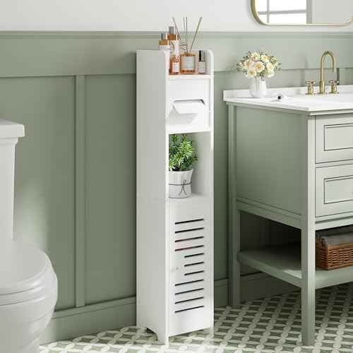 Narrow Bathroom Storage Cabinet