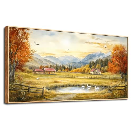 Large Canvas Wall Art For Living Room Wall Decor For Farmhouse Bedroom Office Decor Ink
