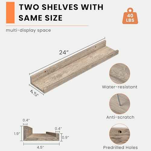 Picture Ledge Shelf (2 Count)