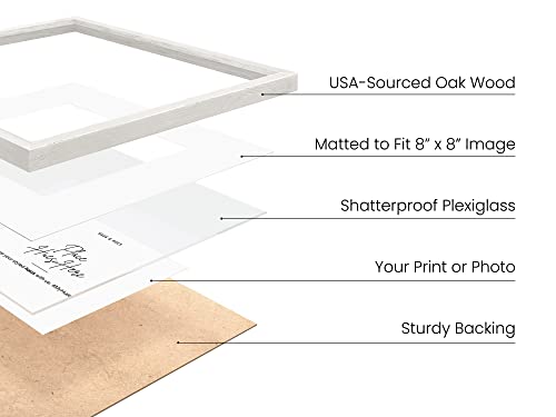 White Square Frames Set of 9