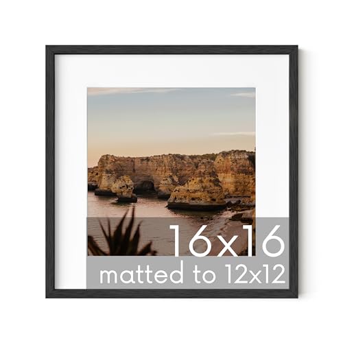 Black Oak Wood 16x16 Picture Frame