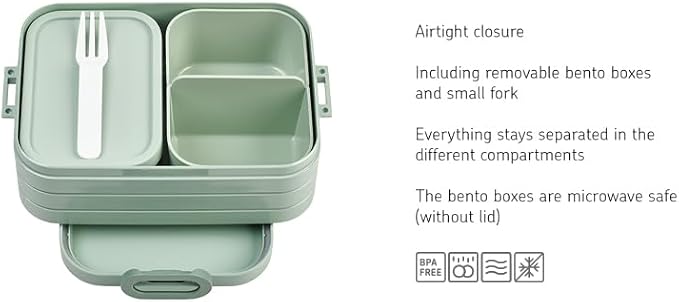 Mepal Bento Lunch Box Take A Break Midi - Nordic Blue