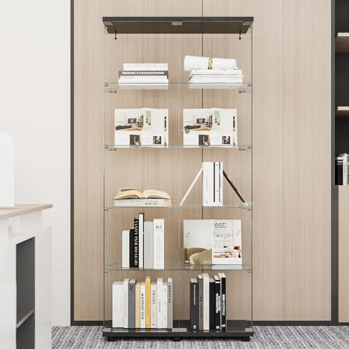 Black Glass Display Cabinet