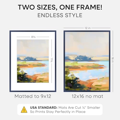 12x16 Blue Picture Frame (2 Count)