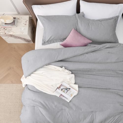 Grey King Size Comforter Set