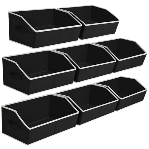 Closet Baskets for Shelves Trapezoid (8 Count)