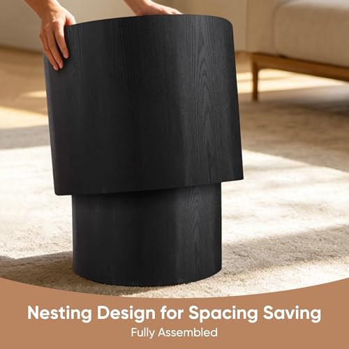 Nesting Round Coffee Table Set of 2 (2 Count)