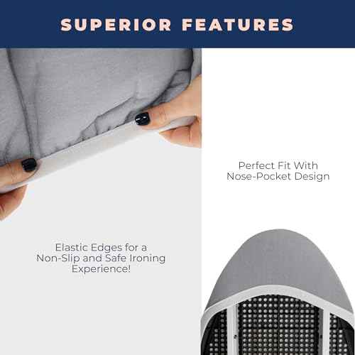 Ironing Board Cover and Pad Extra Thick Heavy Duty Padded 4 Layers