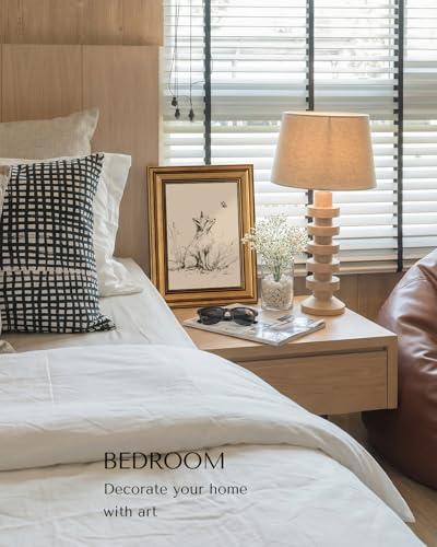 Vintage Gold Framed Wall Art for Living Room