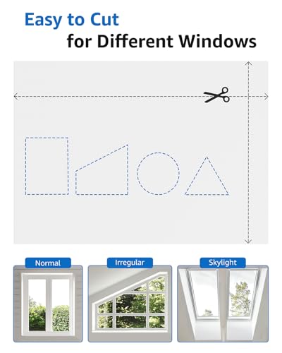 Blackout Curtains Portable 35”x60” No Drill Black Out Window Cover