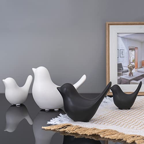 Notakia Small Birds Statues Black Modern Farmhouse Decor Deals (2 Count)