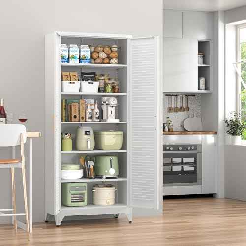 75" Metal Storage Cabinet