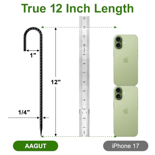 Rebar Stakes 12 Inch J Hook (16 Count)