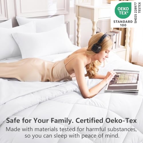 King Size Comforter Set White