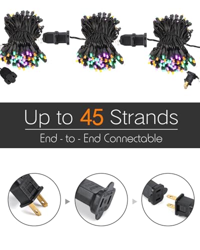 5MM Halloween String Light Purple Green Orange