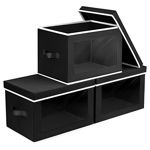 Storage Boxes with Lids (3 Count)