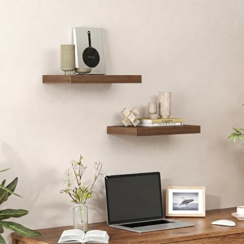 16 inchs Floating Shelves for Wall Set of 2