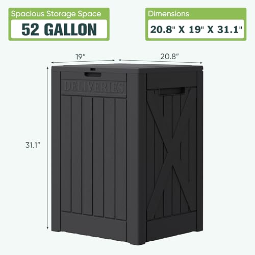 52 Gallon Large Outdoor Package Delivery Box