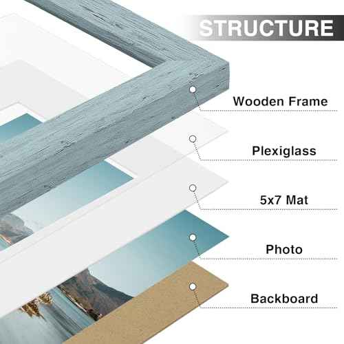8x10 Picture Frames Set of 9 (9 Count)