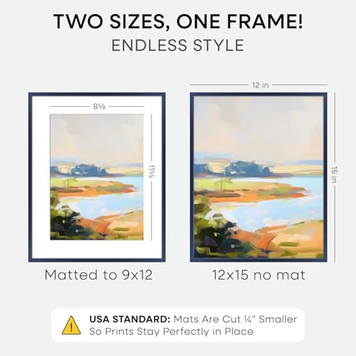 12x15 Blue Picture Frame