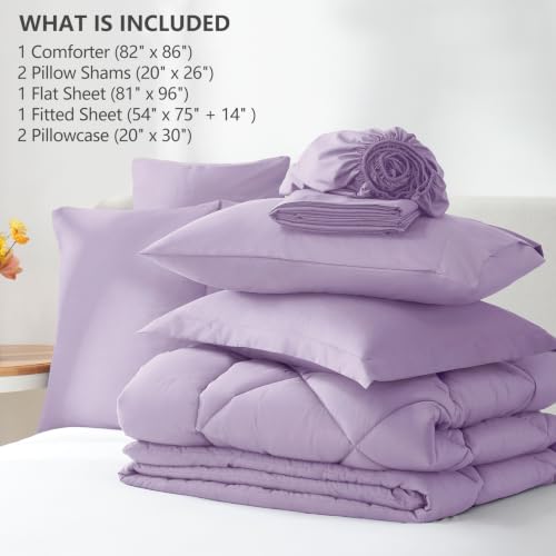 Full Size Comforter Sets Light Purple