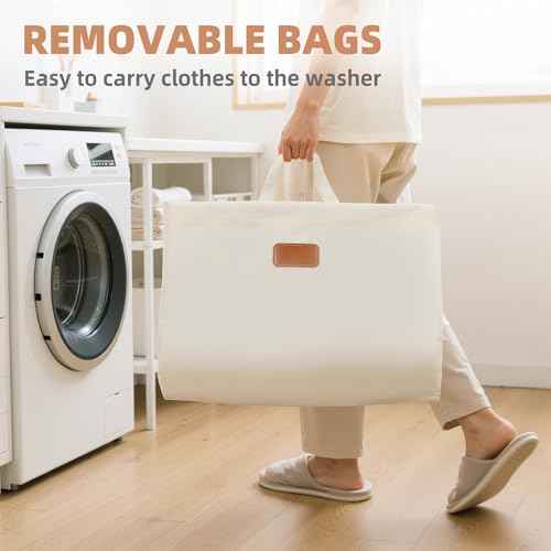 Vertical Rolling Laundry Hamper