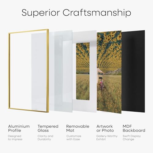 11x14 Gold Diploma Frame (3 Count)