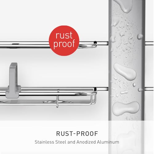 X Large Adjustable Hanging Shower Caddy
