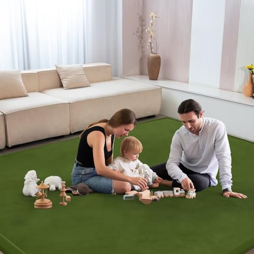 Baby Play Mat for Floor Nursery Muscle Mat Area Rug Playroom Rug 79x110" Elastic Foam 1.3" Thick Crawling Mat for Babies