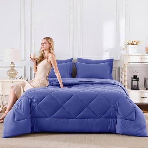 Queen Comforter Set with Sheets Very Peri