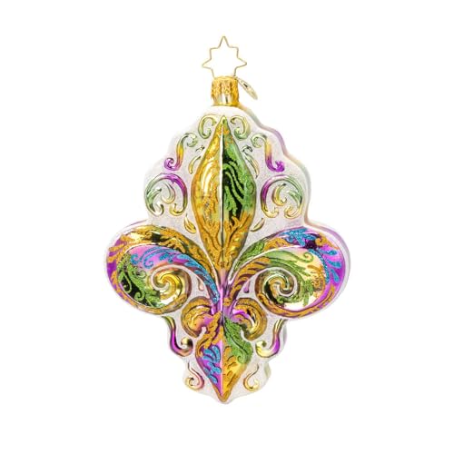 Hand Crafted European Glass Christmas Tree Decorative Ornament