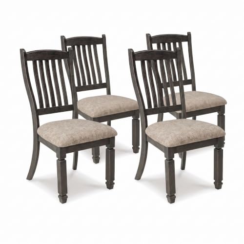 Ralene Transitional Faux Leather Dining Chair with Cushioned Seat (4 Count)