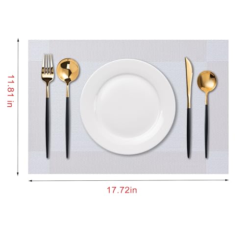 Placemats Set of 6 Washable Indoor (6 Count)