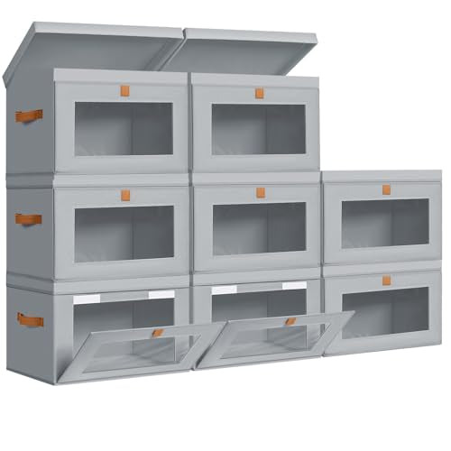 Storage Bins with Lids (8 Count)