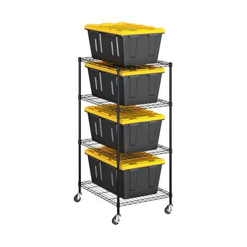 UltraDurable Heavy Duty NSF Solid Steel Wire Rack Storage Unit