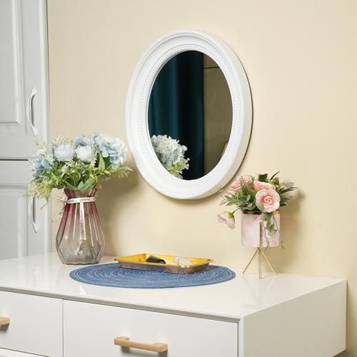 Oval Bathroom Mirror Bedroom Mirror wall Mirror White
