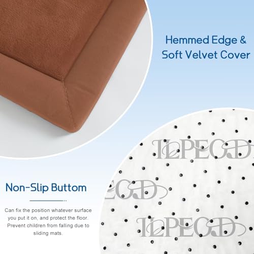 Baby Play Mat for Floor Nursery Muscle Mat Area Rug Playroom Rug 79x158" Elastic Foam 1.3" Thick Crawling Mat for Babies