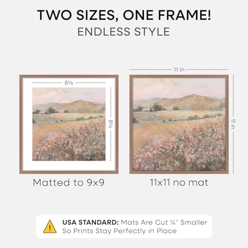 11x11 Mocha Picture Frame