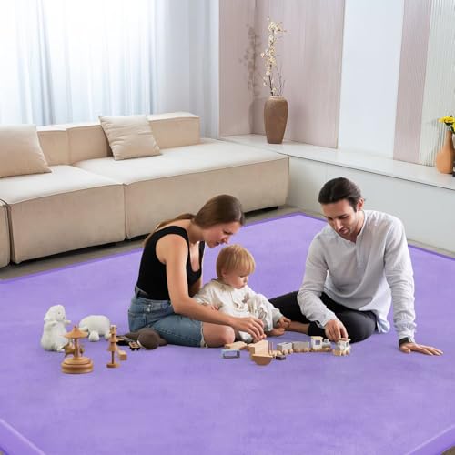 Baby Play Mat for Floor Nursery Muscle Mat Area Rug Playroom Rug 59x79" Elastic Foam 1.3" Thick Crawling Mat for Babies