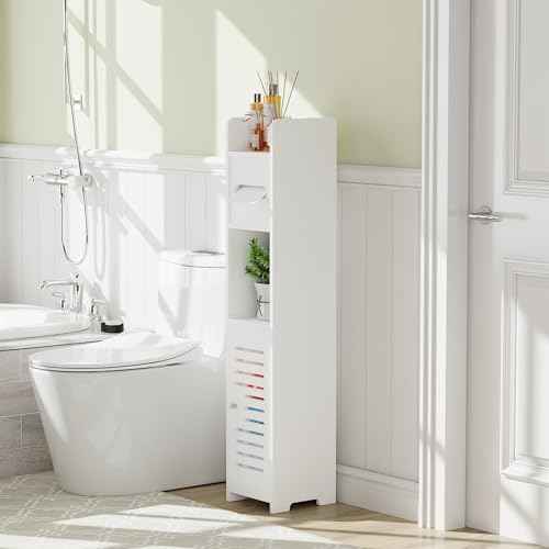 Narrow Bathroom Storage Cabinet