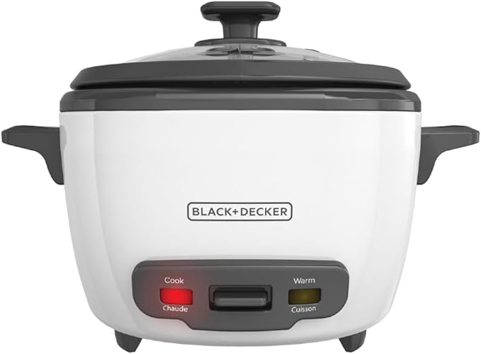 BLACK+DECKER 16-Cup Rice Cooker RC516, 8-Cup Uncooked Rice & 3-Cup Rice Cooker RC503, 1.5-cup Uncooked Rice Bundle