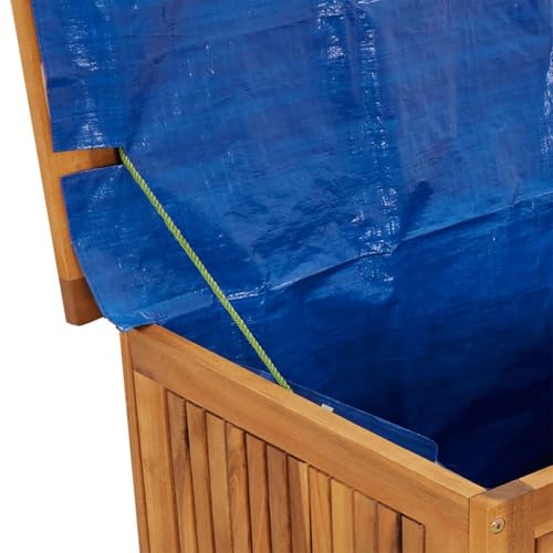 Garden Storage Box 23.6"x19.7"x22.8" Solid Wood Acacia